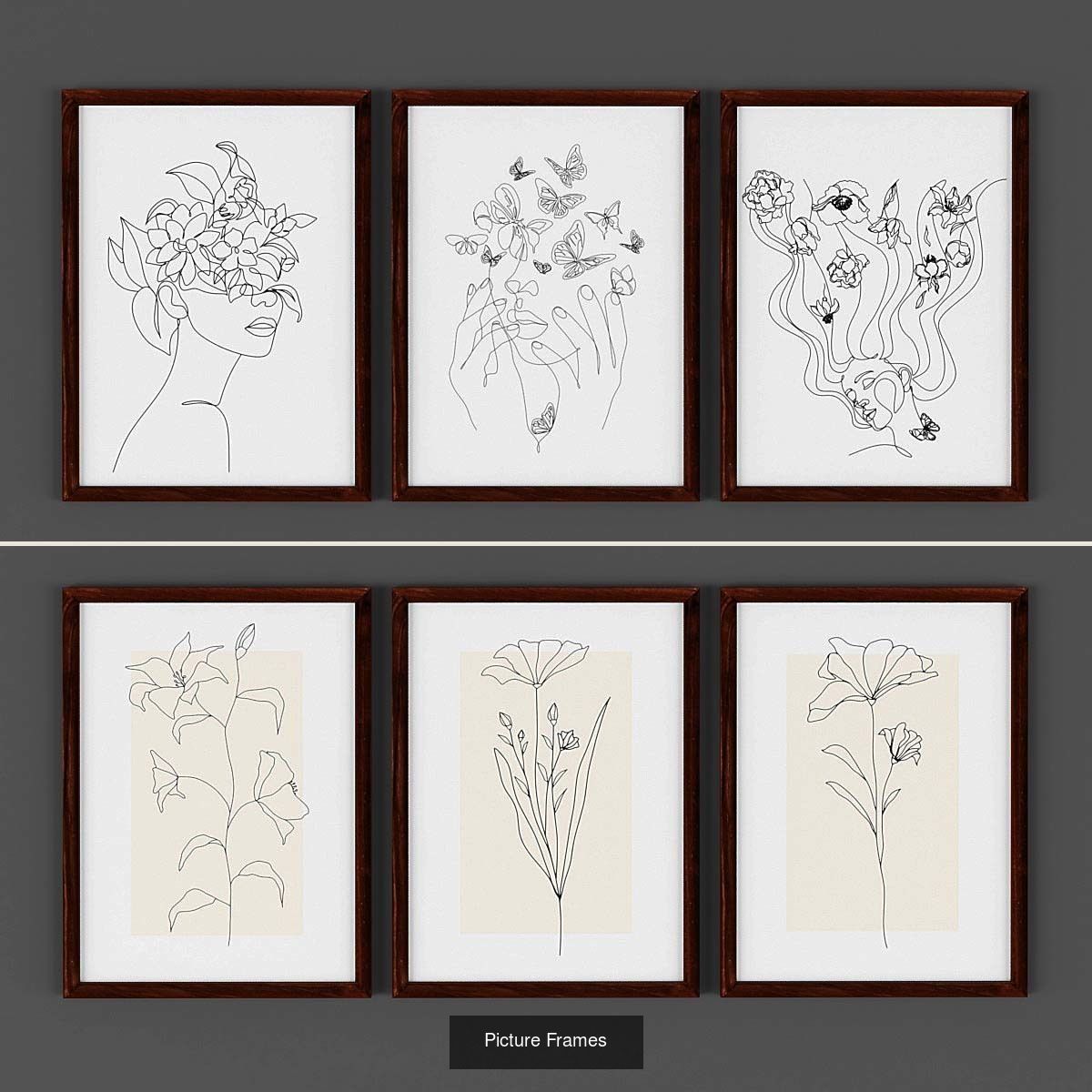 Collection of Picture Frames - 20 sets  _15