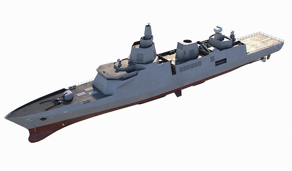 Taiwan  new generation of patrol ships 3D model_2
