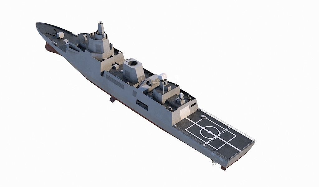 Taiwan  new generation of patrol ships 3D model_3