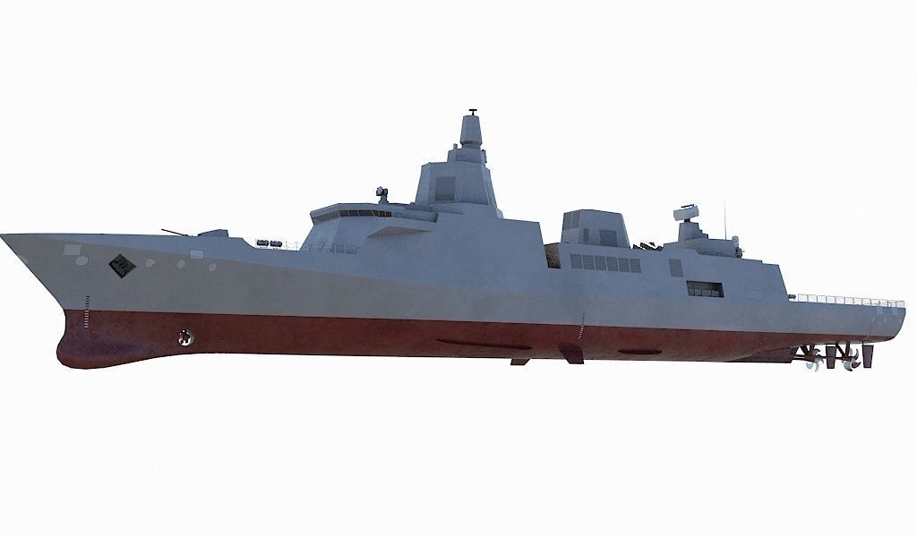Taiwan  new generation of patrol ships 3D model_1