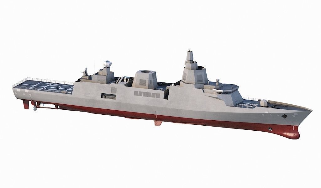 Taiwan  new generation of patrol ships 3D model_6