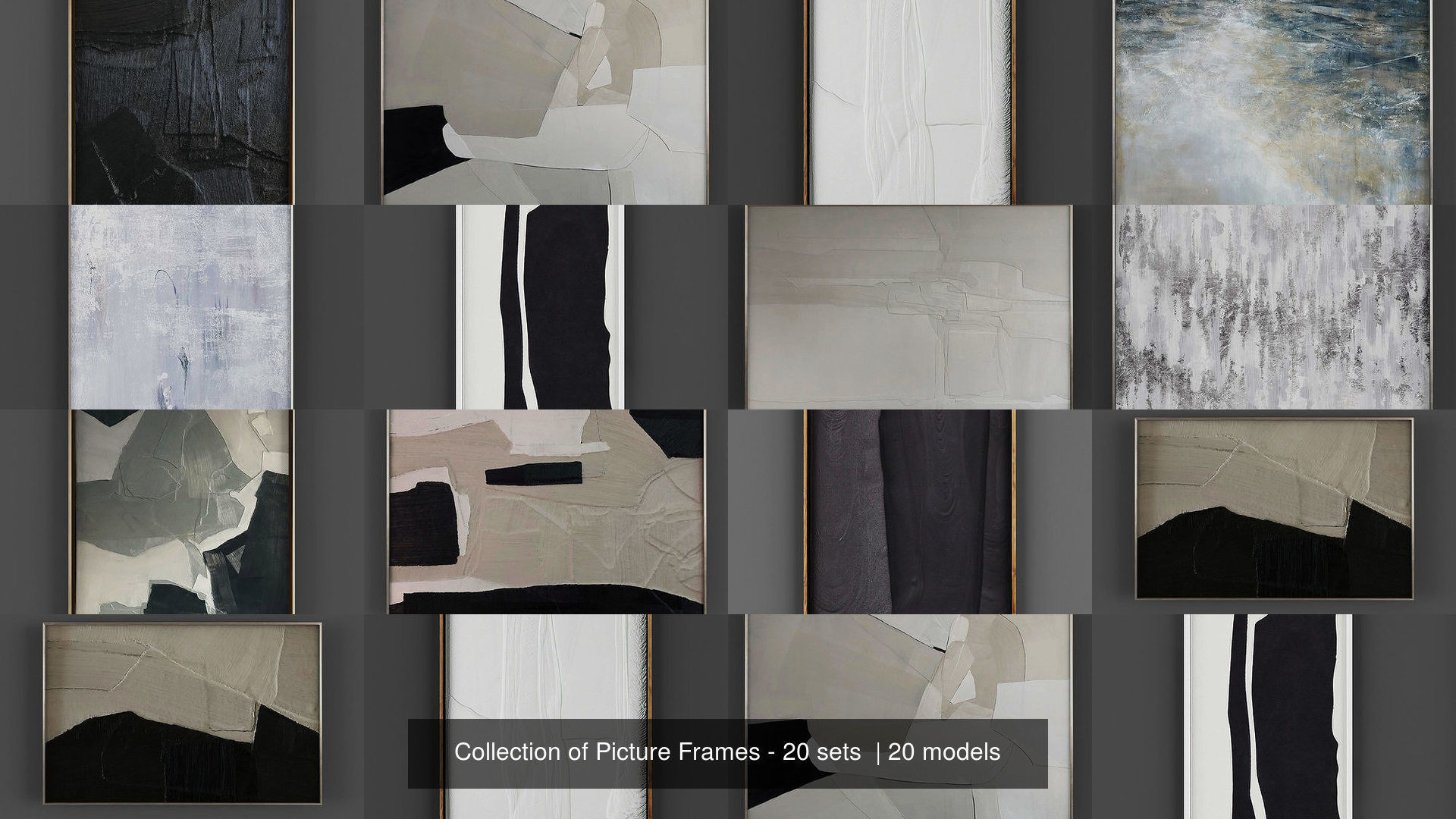 Collection of Picture Frames - 20 sets  _2