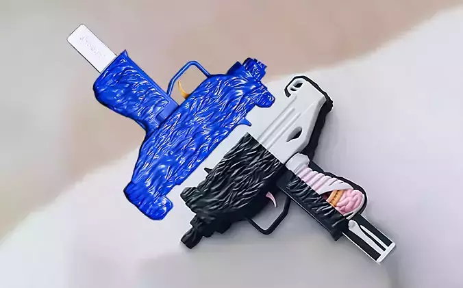 Kaws Uzi BFF Bundle 12 Styles for Print 3D print model