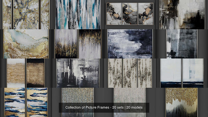 Collection of Picture Frames - 20 sets 