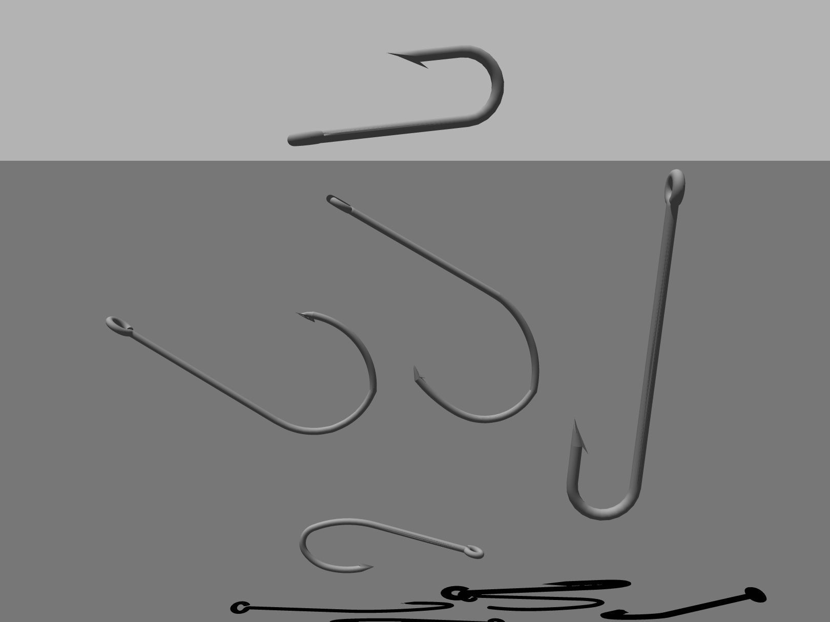 Simple Hooks Free 3D model_4
