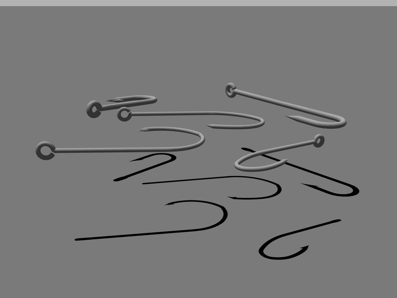 Simple Hooks Free 3D model_3