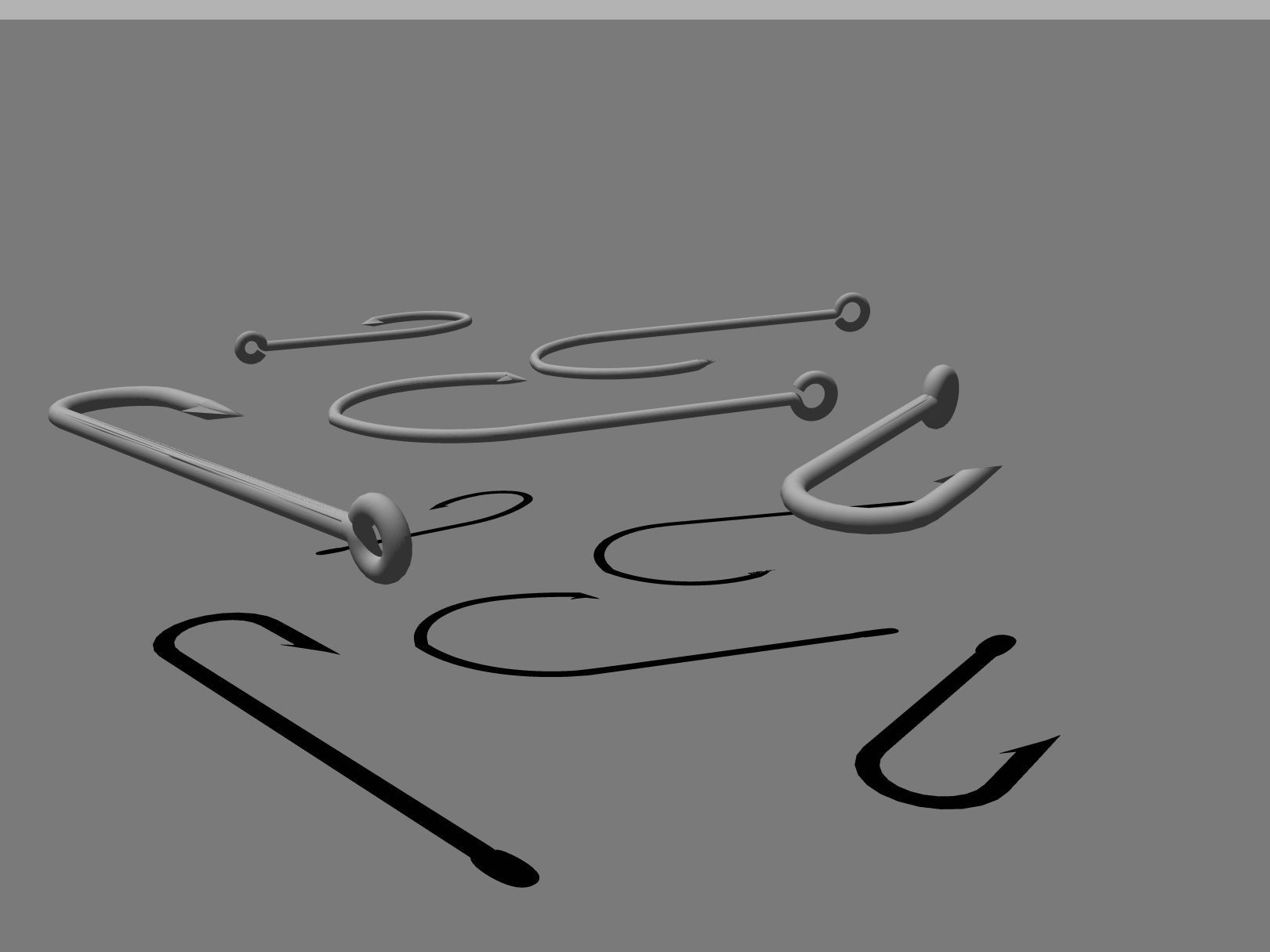 Simple Hooks Free 3D model_1