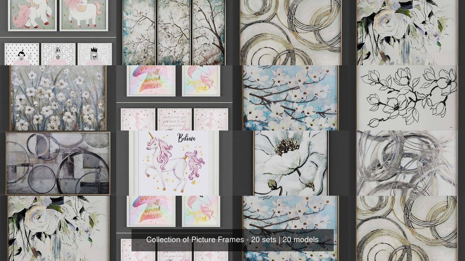 Collection of Picture Frames - 20 sets _2