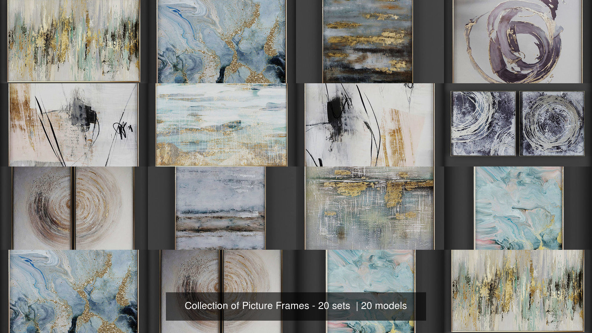 Collection of Picture Frames - 20 sets  _2