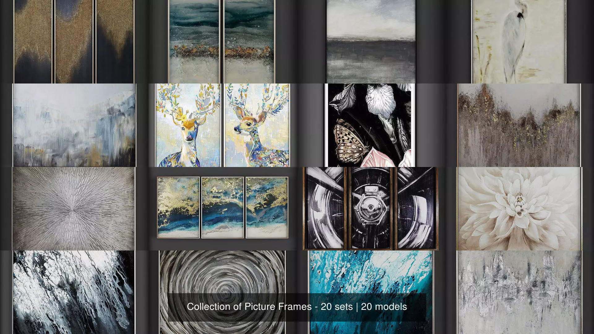 Collection of Picture Frames - 20 sets _0