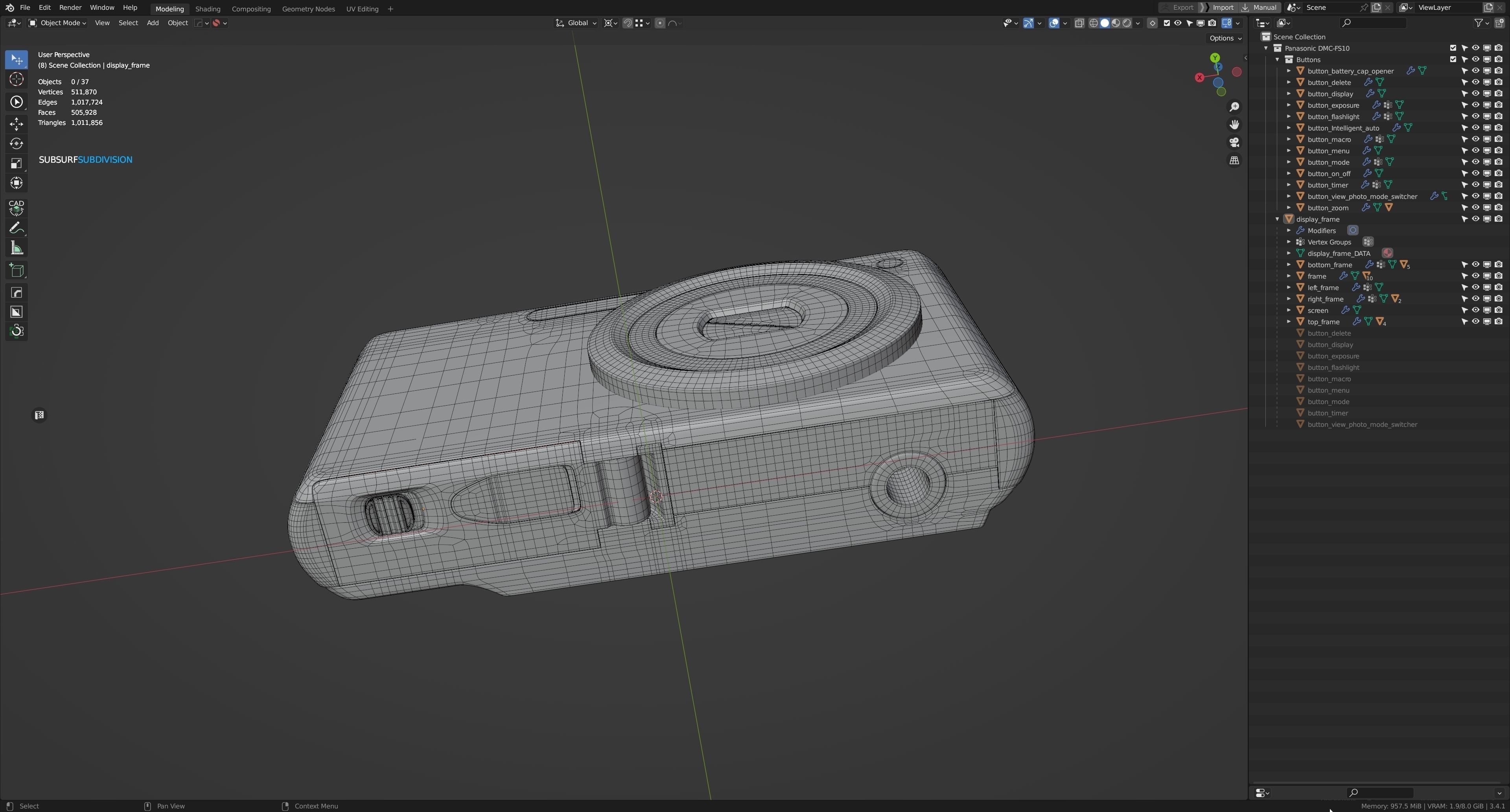 Camera Panasonic DMC-FS10 3D model_6