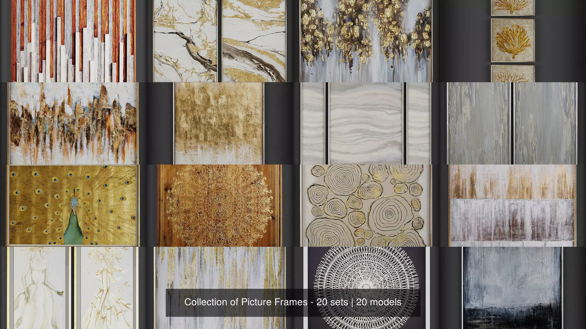 Collection of Picture Frames - 20 sets _0