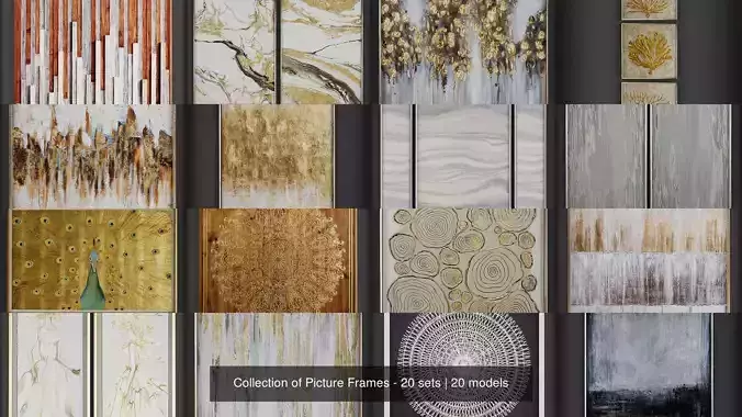 Collection of Picture Frames - 20 sets 