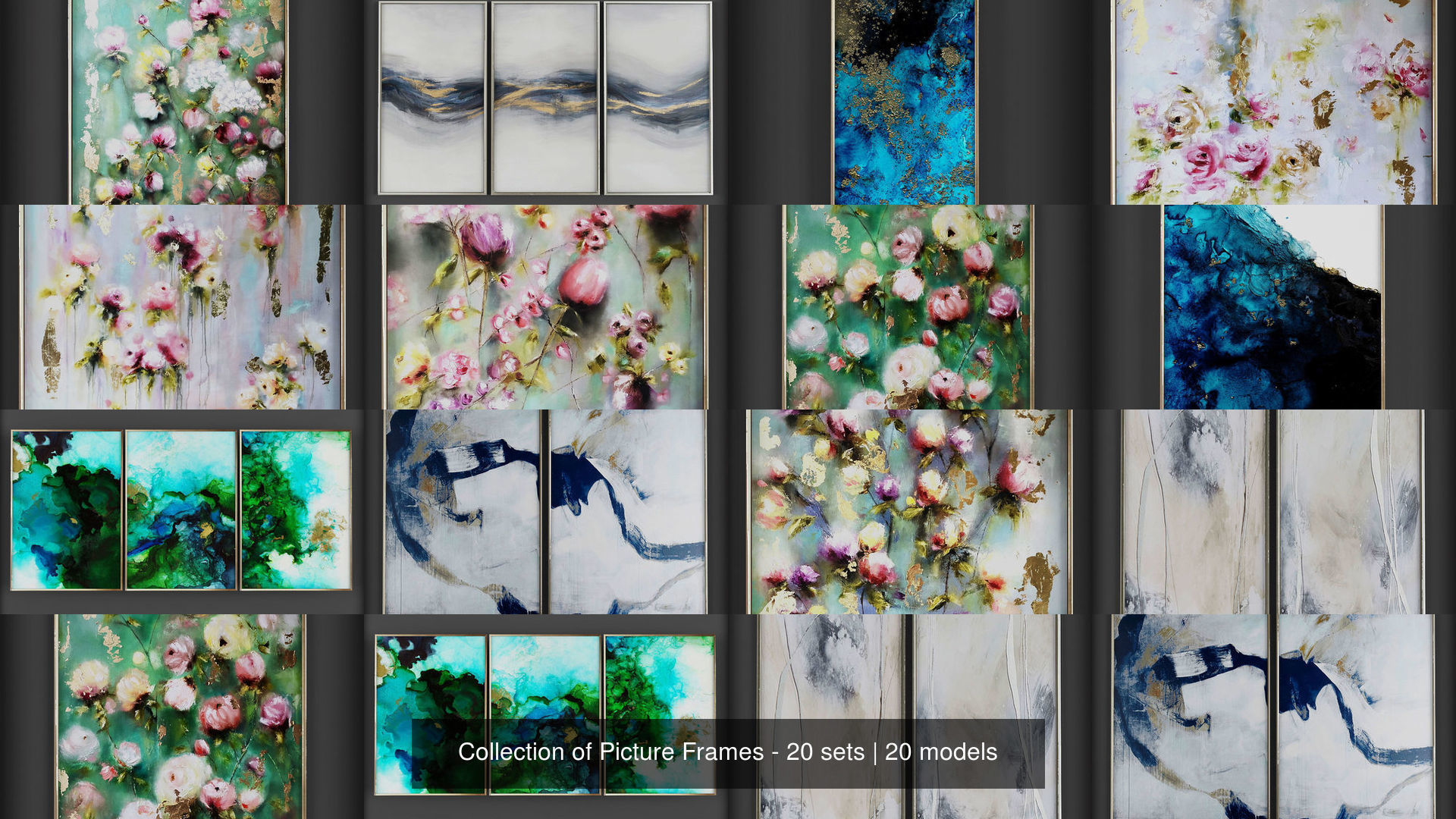 Collection of Picture Frames - 20 sets _2