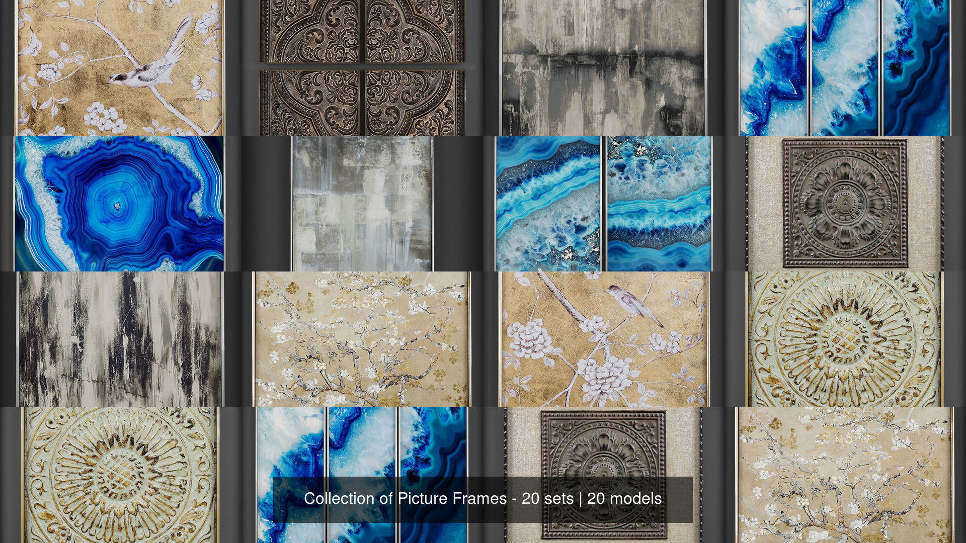 Collection of Picture Frames - 20 sets _2