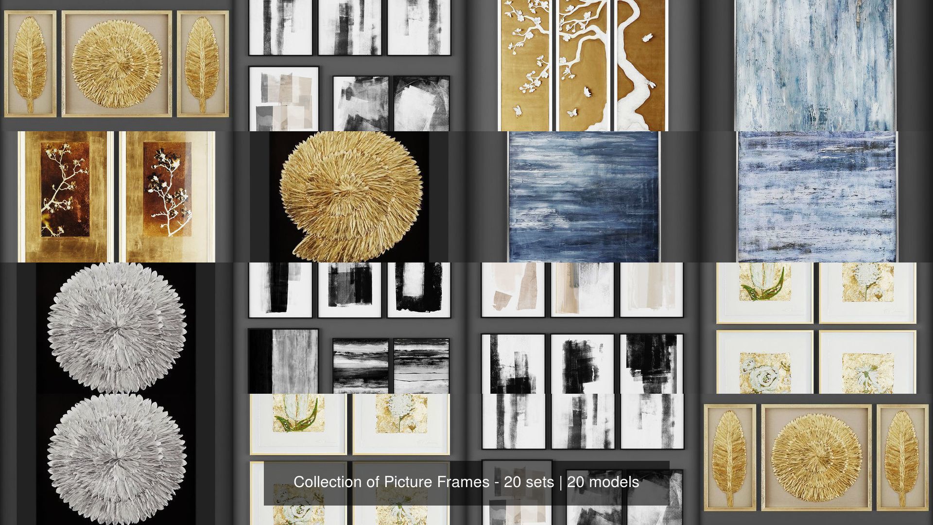 Collection of Picture Frames - 20 sets _2