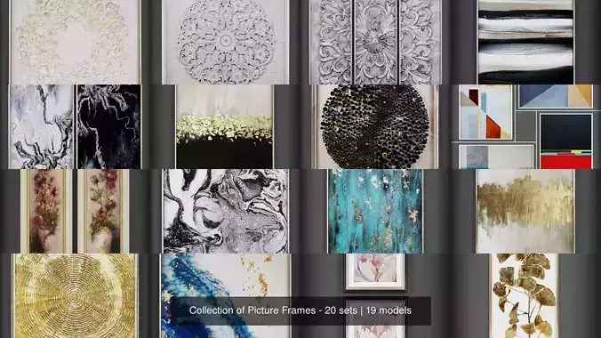 Collection of Picture Frames - 20 sets