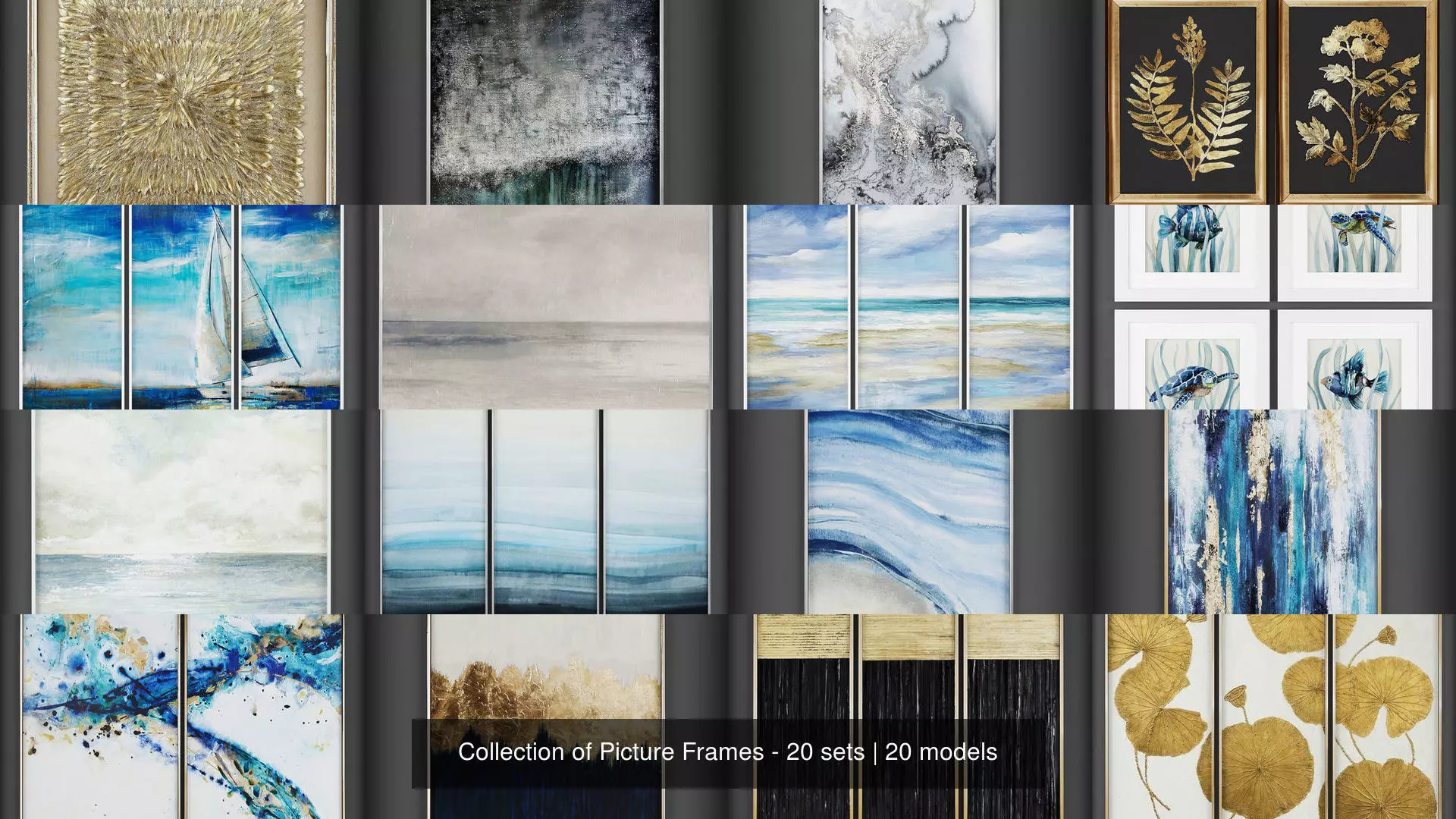 Collection of Picture Frames - 20 sets _0