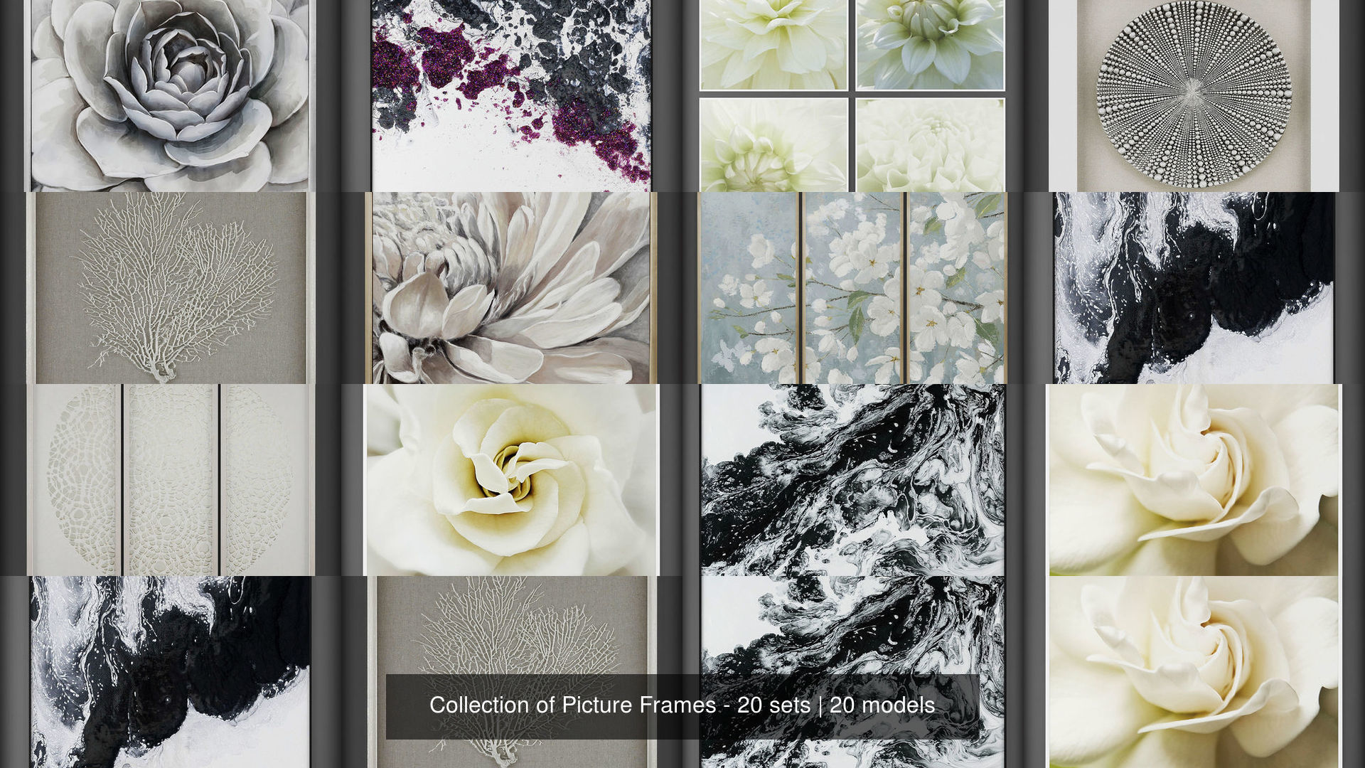 Collection of Picture Frames - 20 sets _2