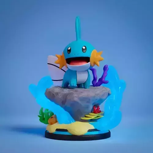 Pokemon - Mudkip Figure Statue