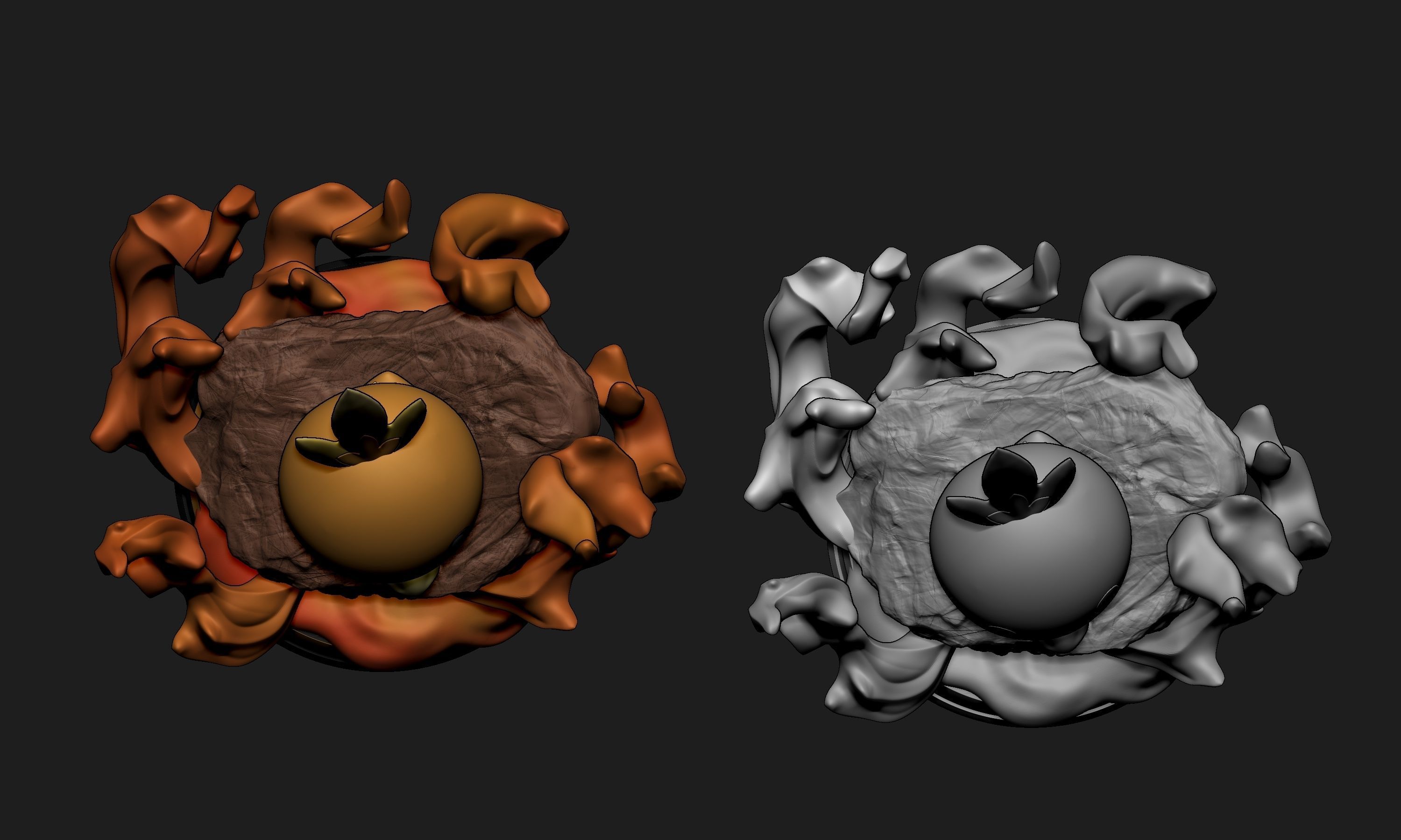 Pokemon - Treecko Mudkip and Torchic Figure Statues 3D print model_16