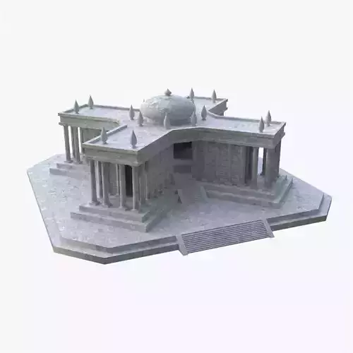 TEMPLE OF CANCER - Templo de Cancer - Low poly