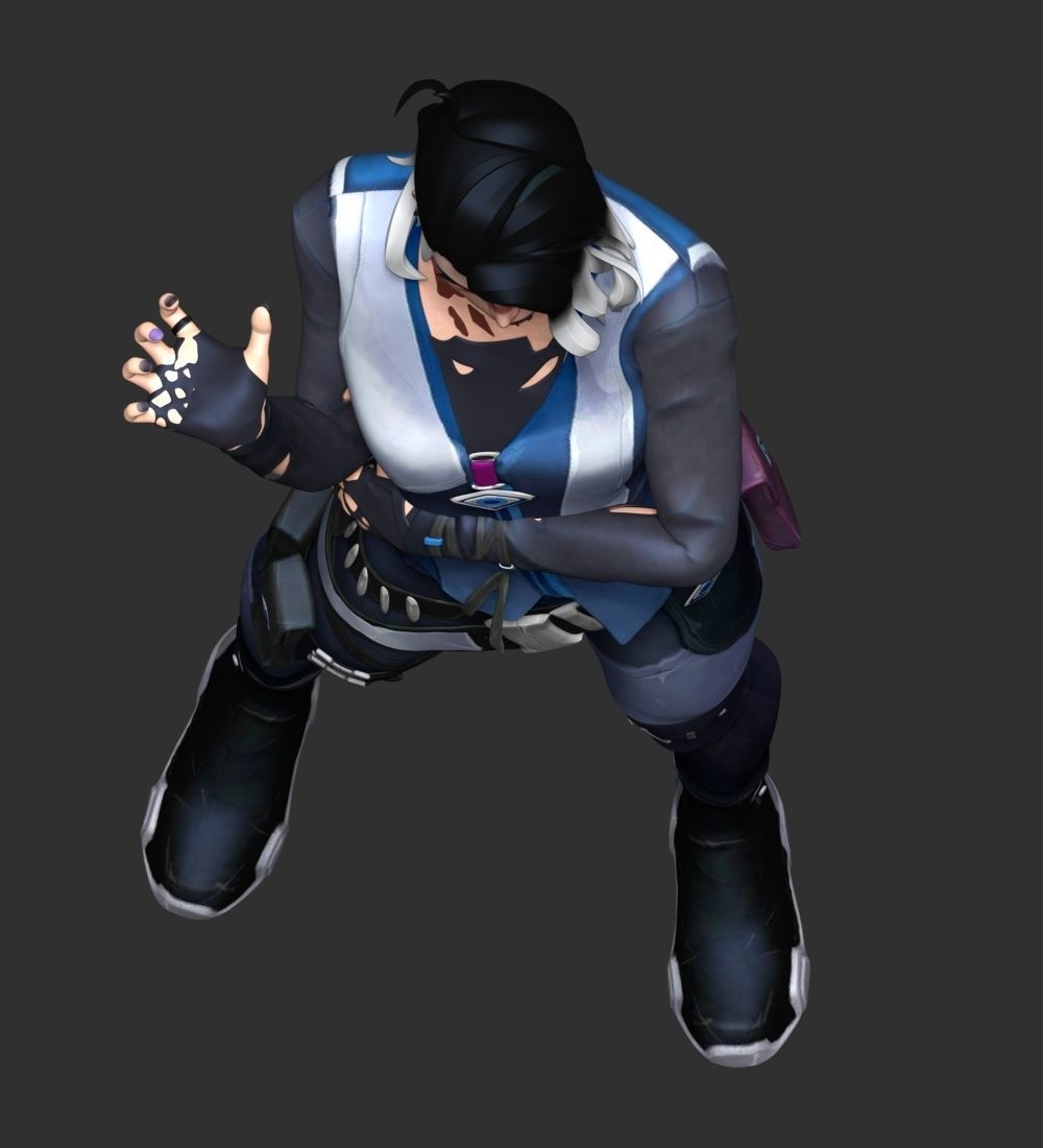 Fade - Valorant 3D print model_9