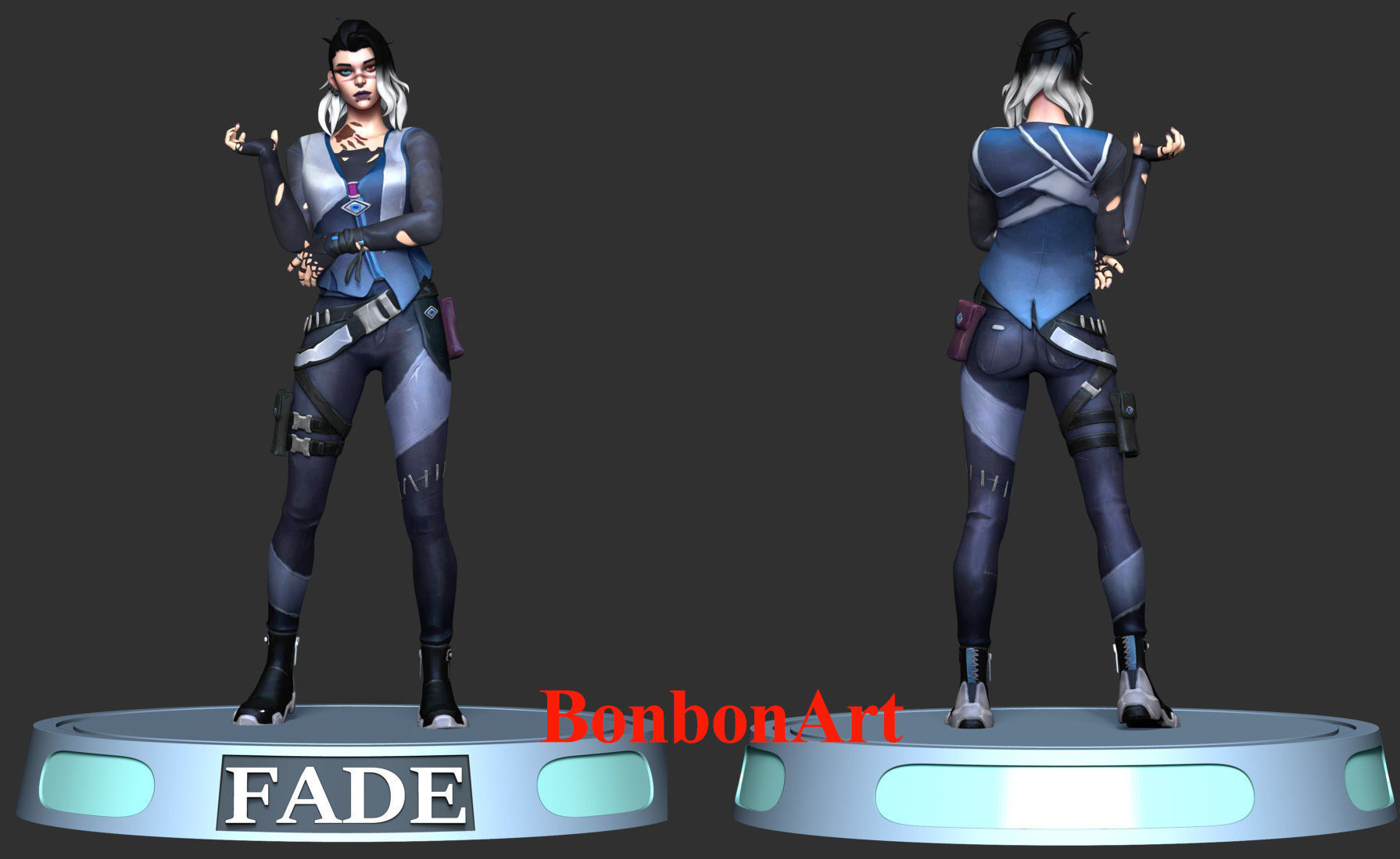 Fade - Valorant 3D print model_4