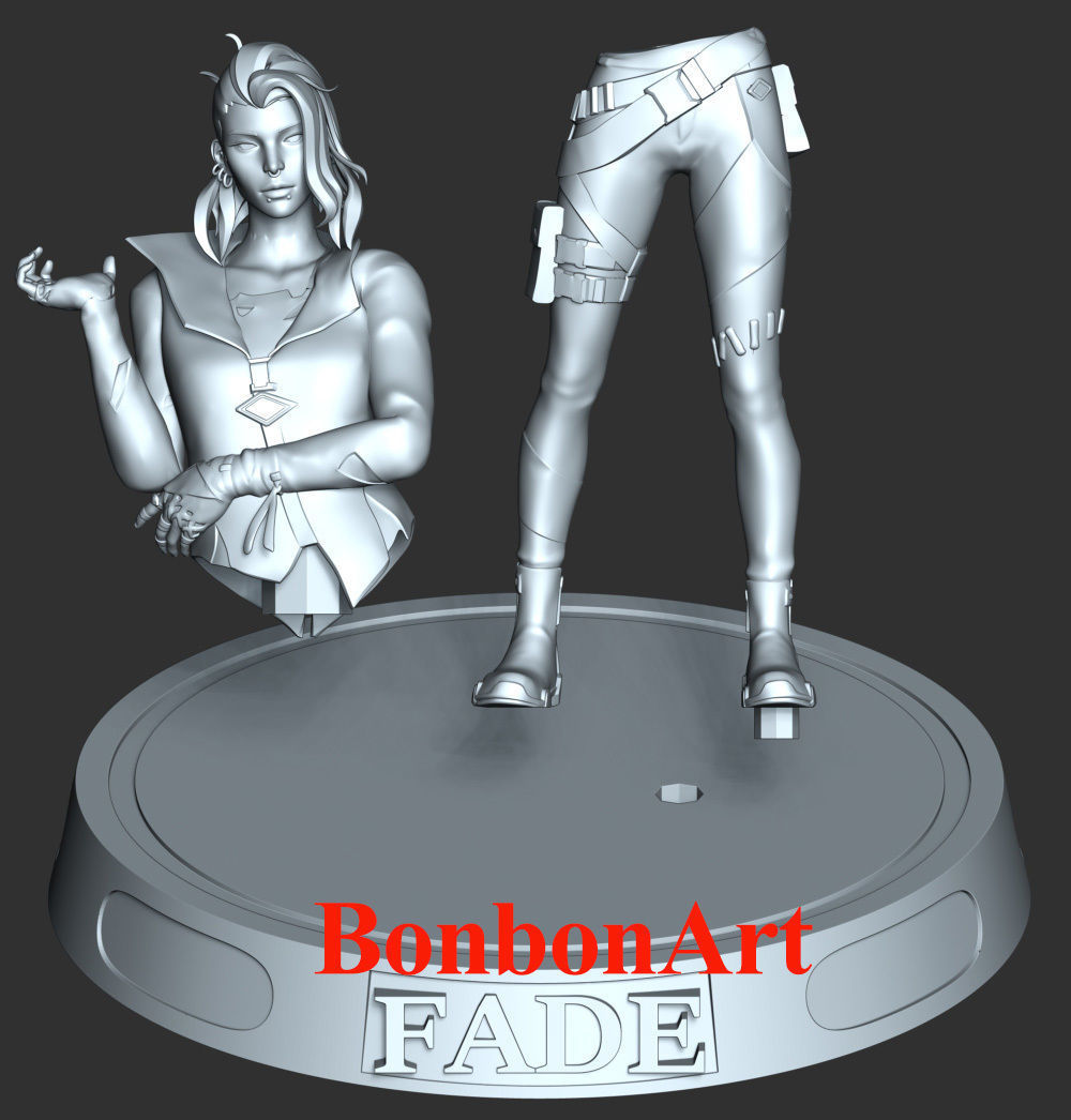 Fade - Valorant 3D print model_3