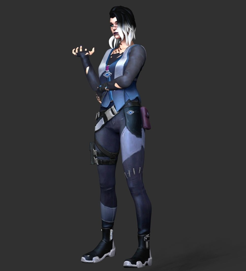 Fade - Valorant 3D print model_11