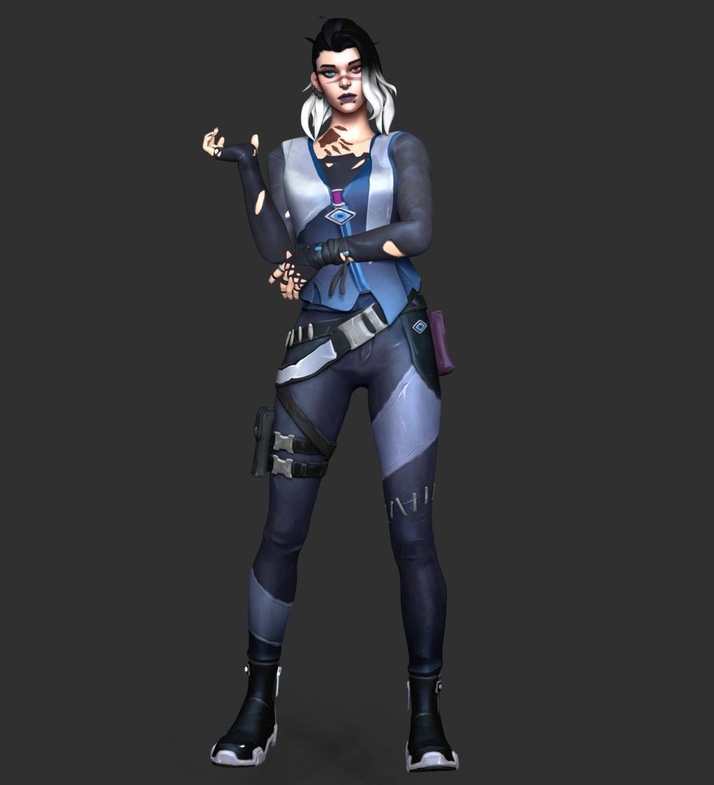 Fade - Valorant 3D print model_10