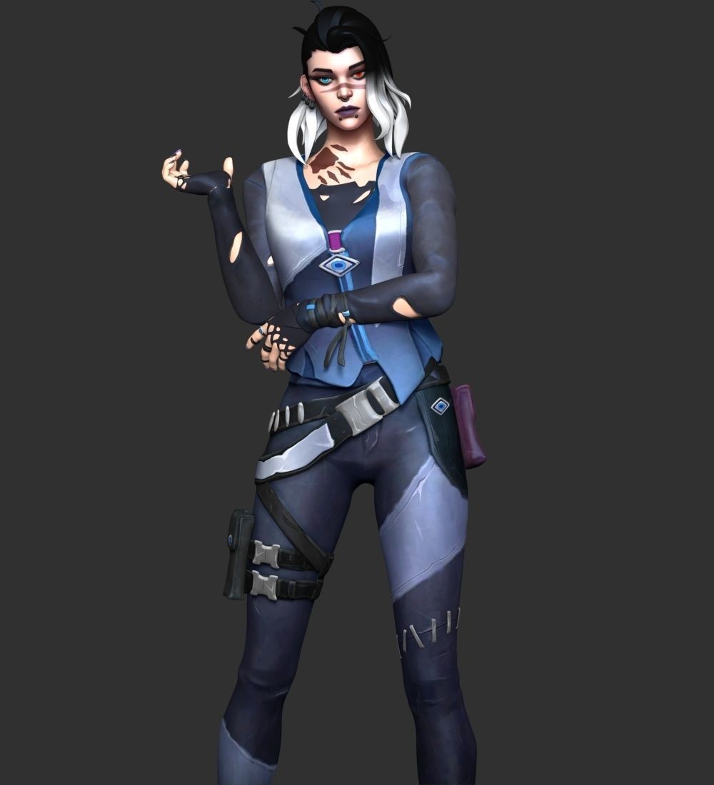 Fade - Valorant 3D print model_22