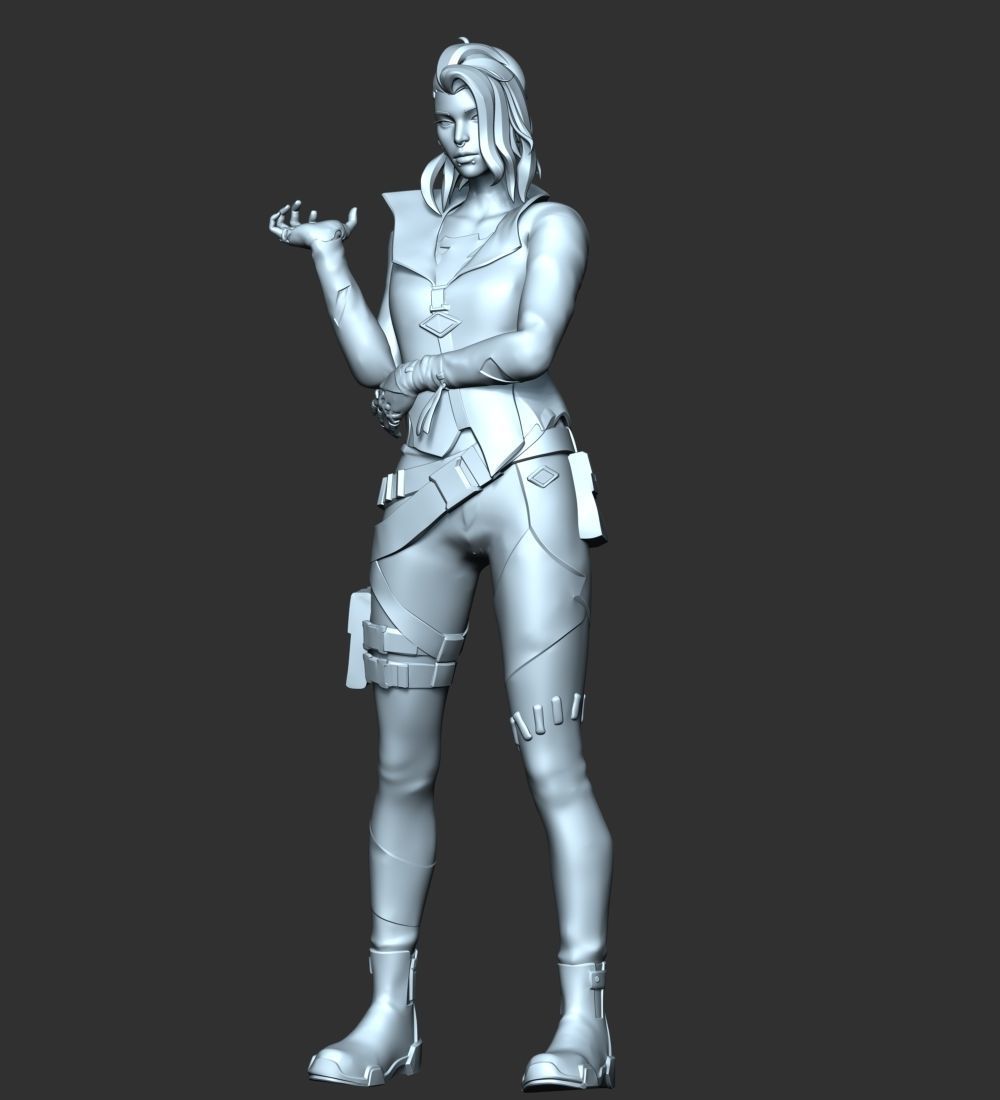 Fade - Valorant 3D print model_20