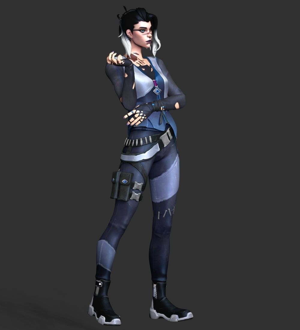 Fade - Valorant 3D print model_12