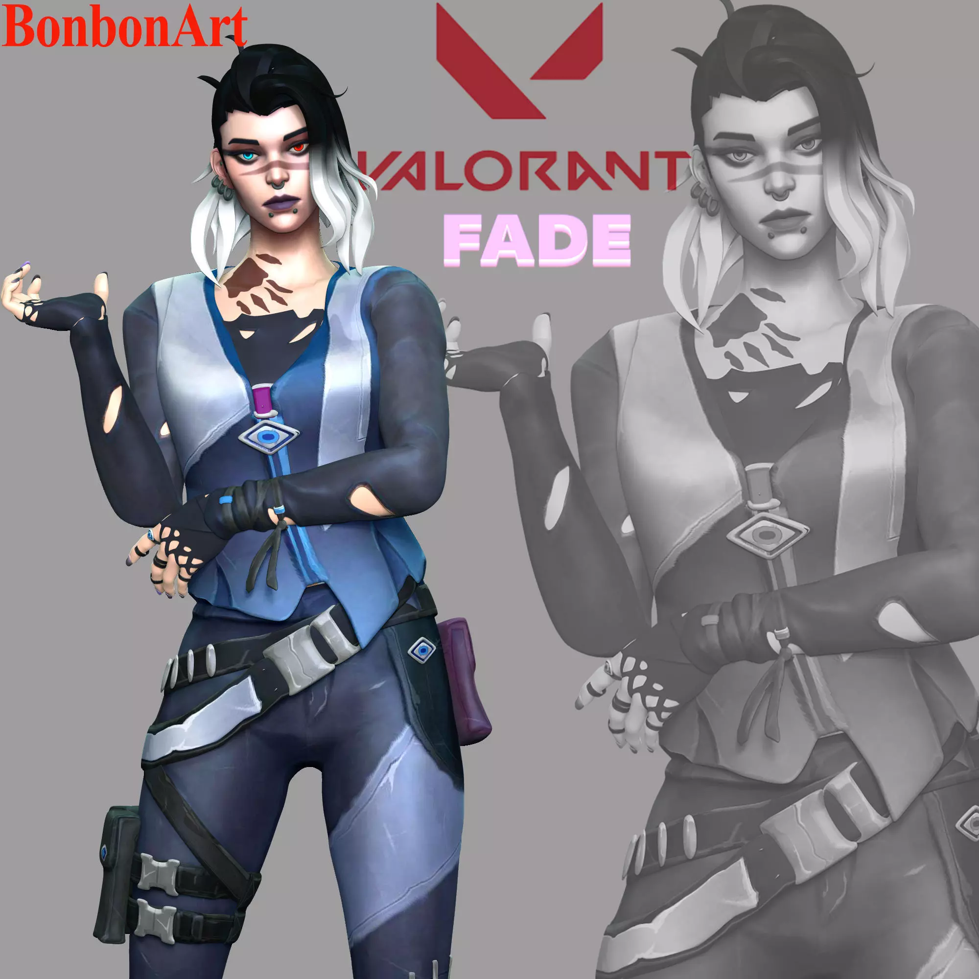 Fade - Valorant 3D print model_0