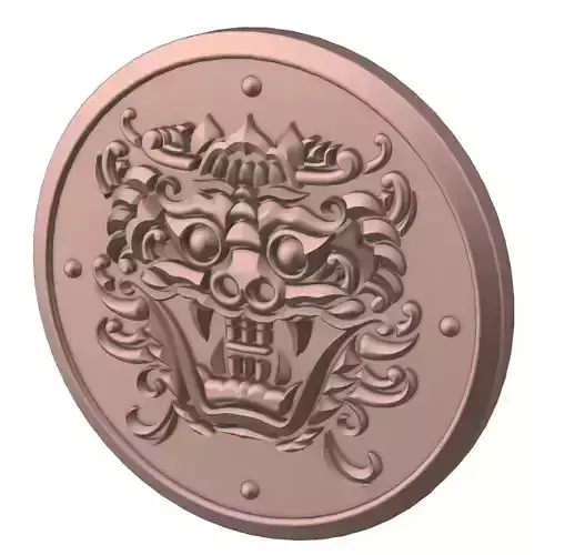 Korean ancient shield diameter 10cm