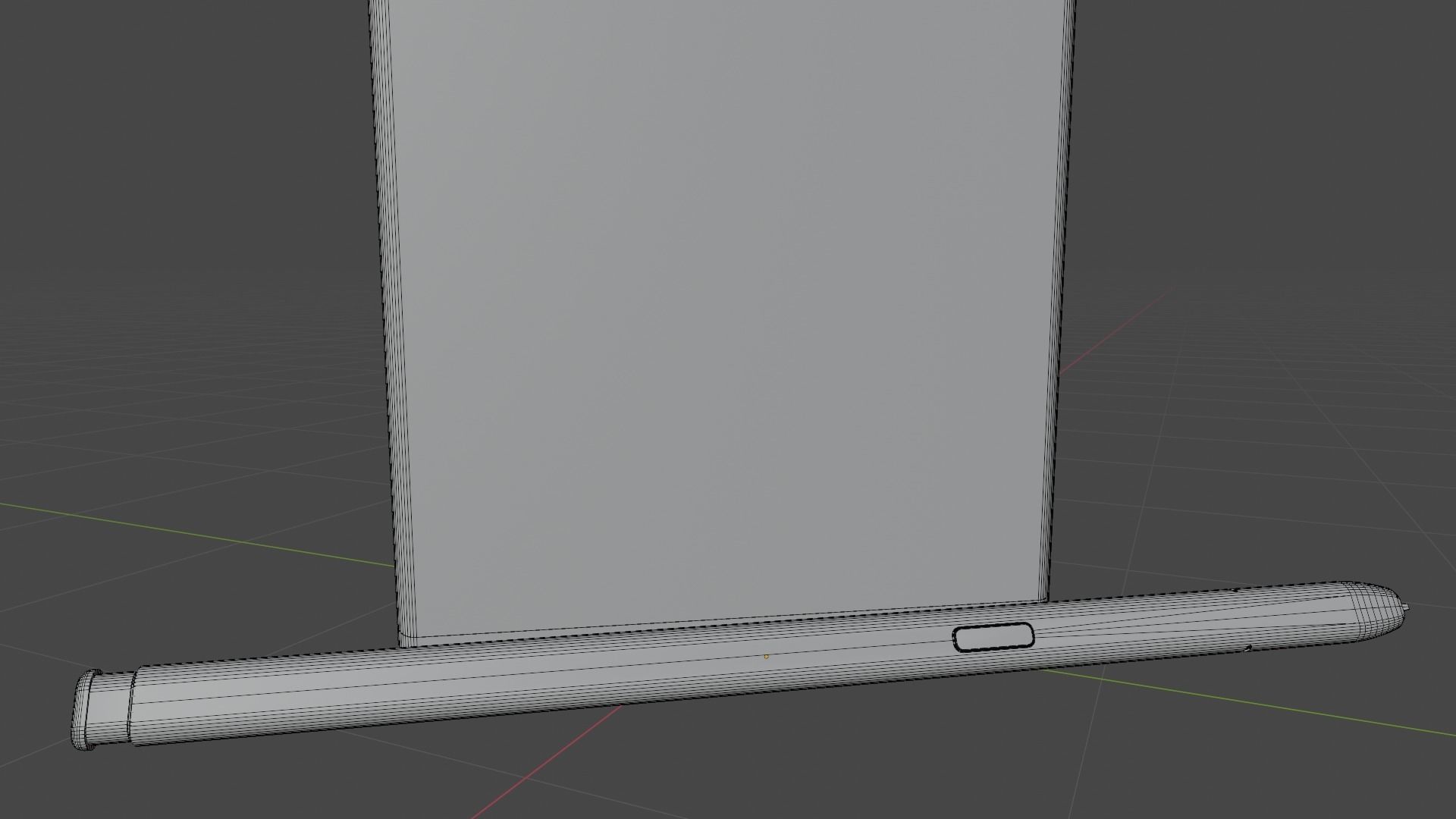 Samsung s23 Ultra with Pen  3D model_5