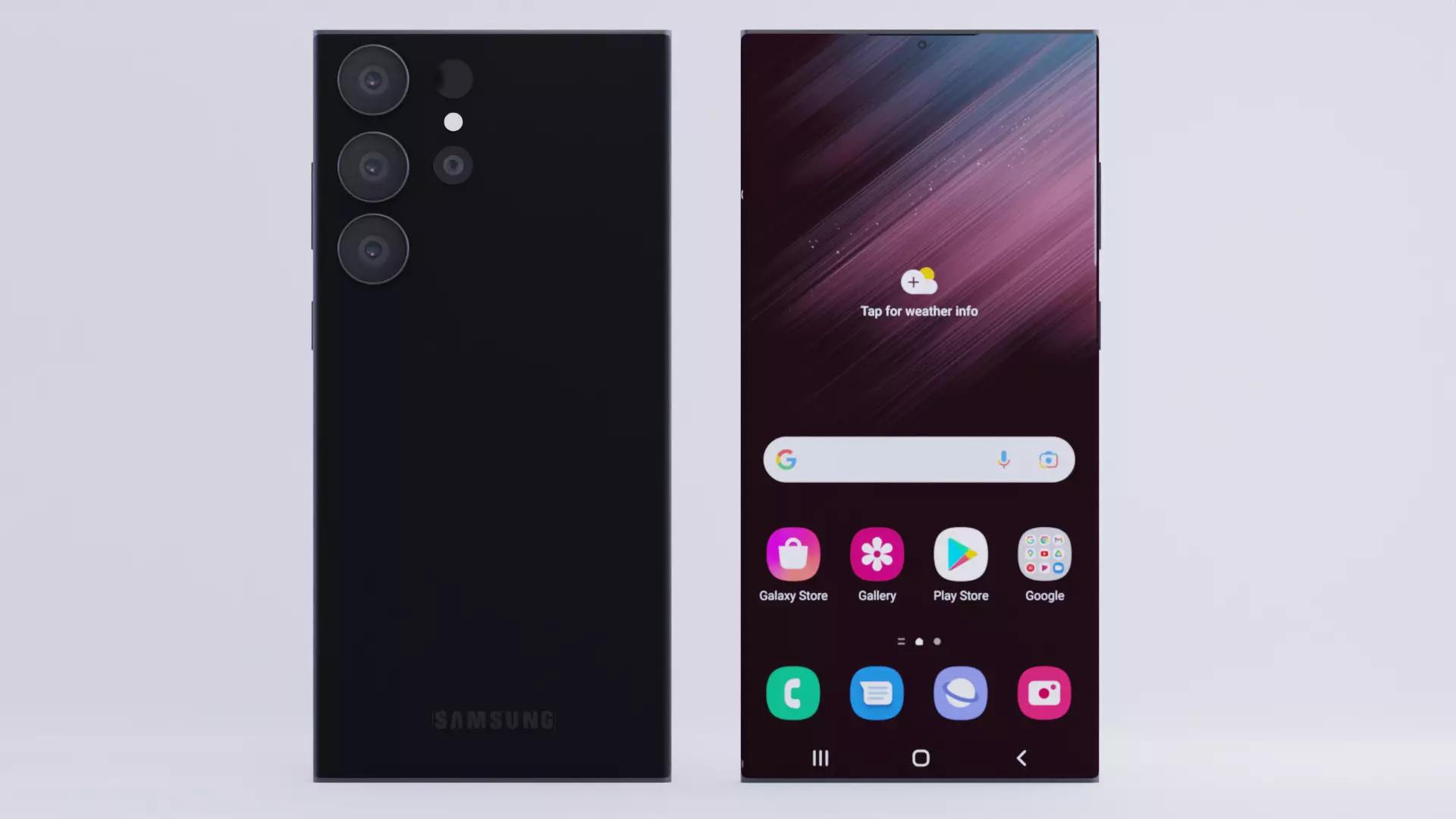 Samsung s23 Ultra with Pen  3D model_0