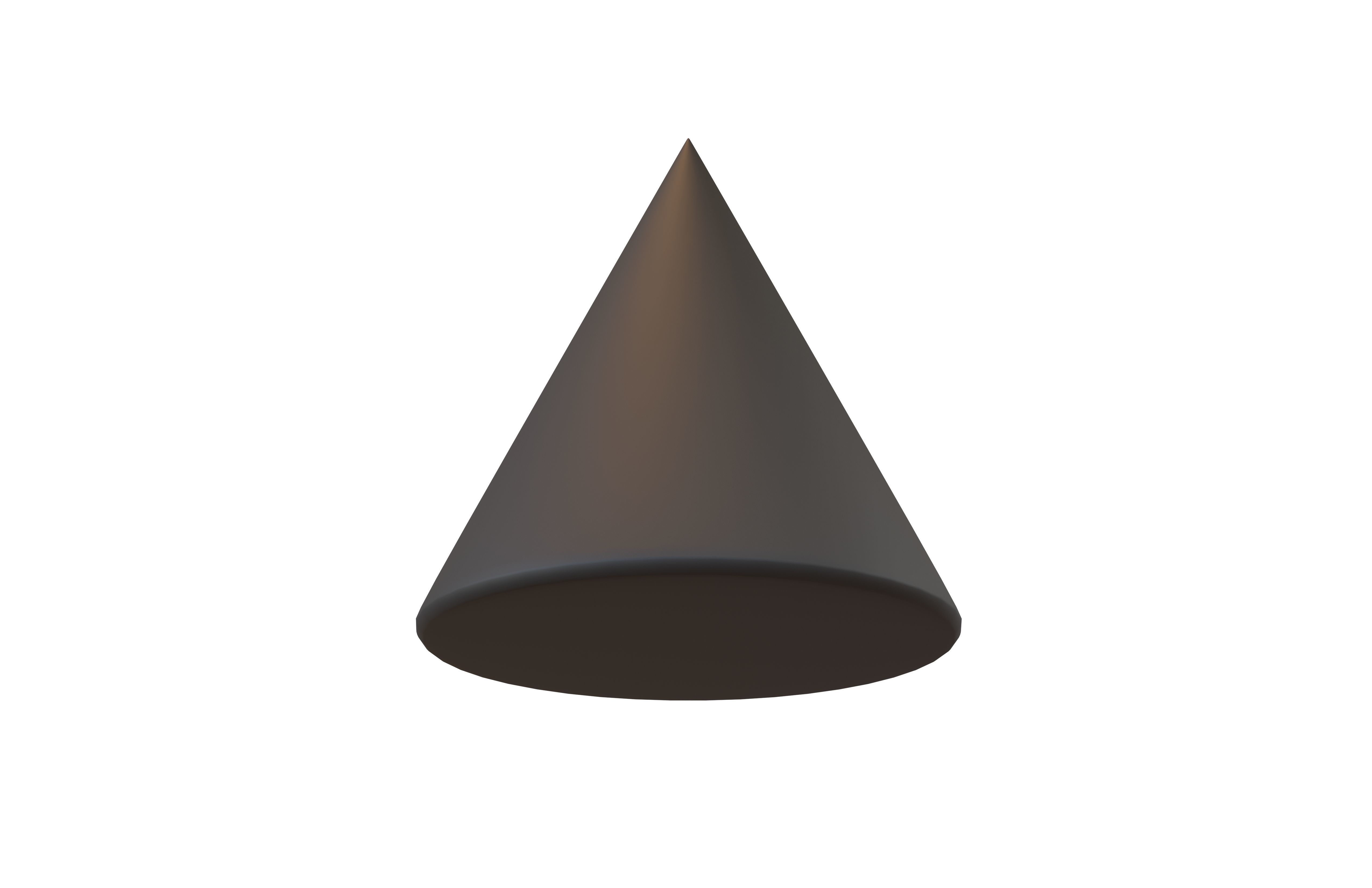 Conical v1 001 Low-poly 3D model_3
