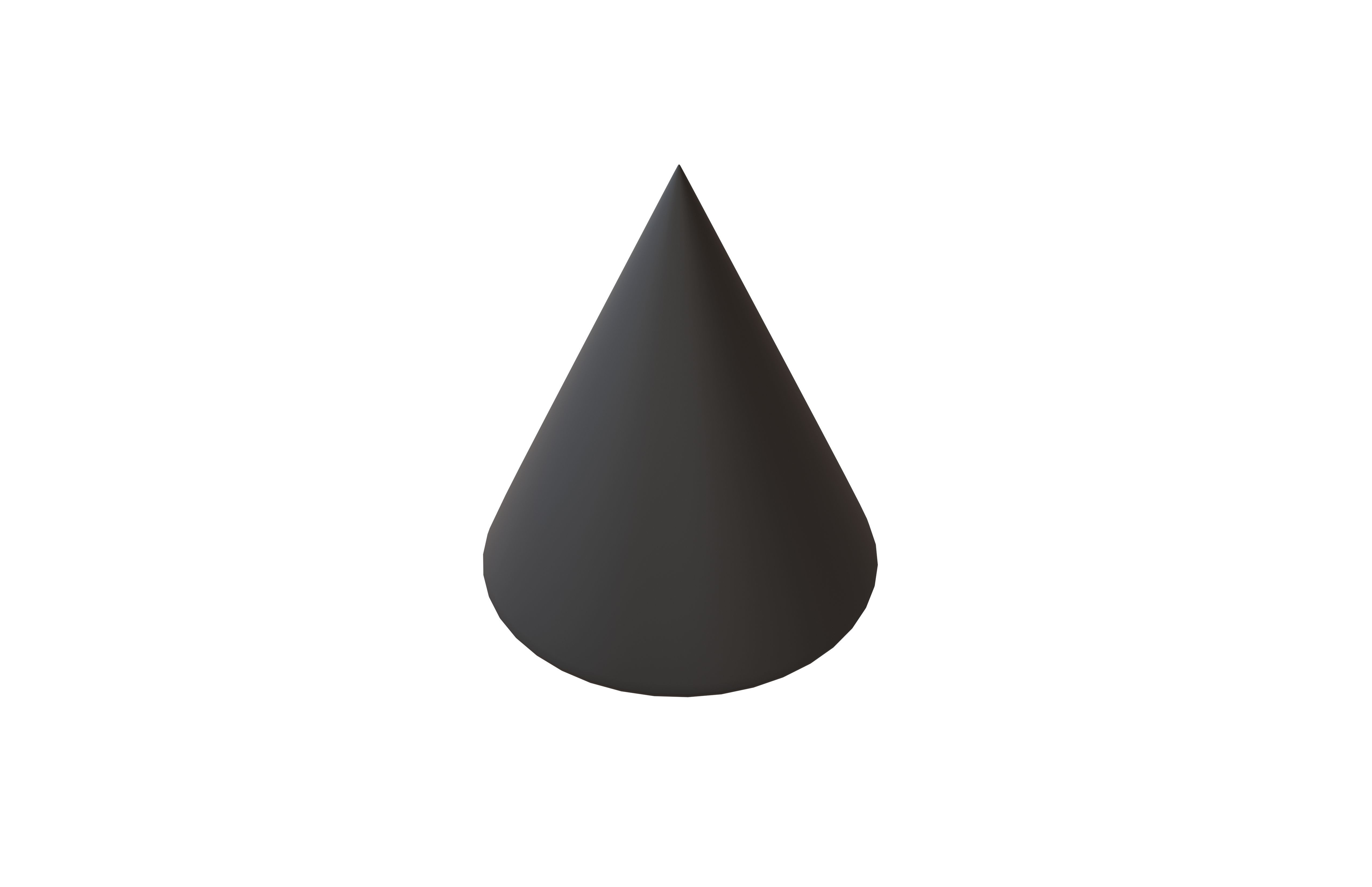 Conical v1 001 Low-poly 3D model_2