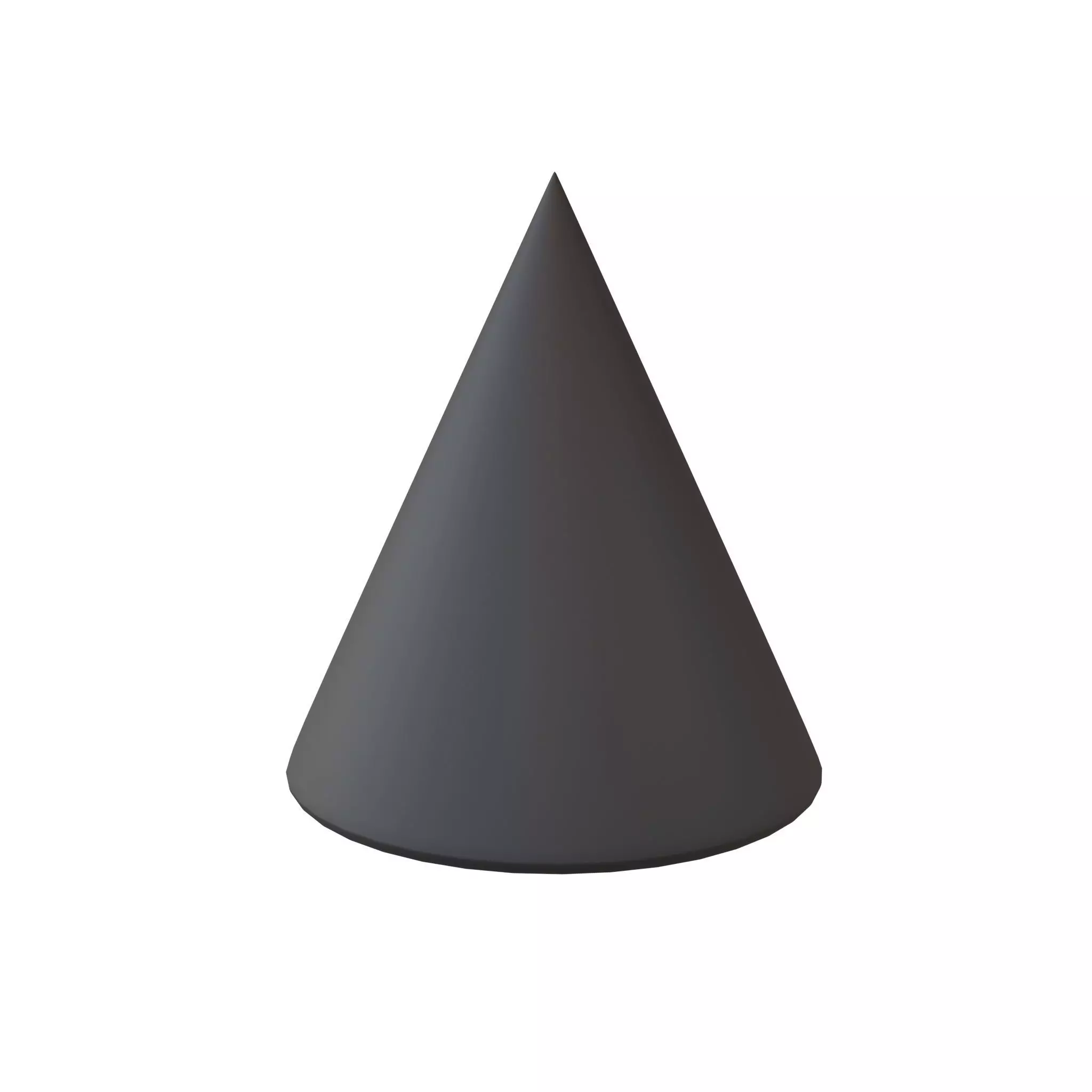 Conical v1 001 Low-poly 3D model_0
