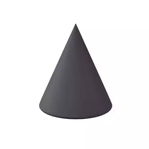 Conical v1 001 Low-poly 3D model