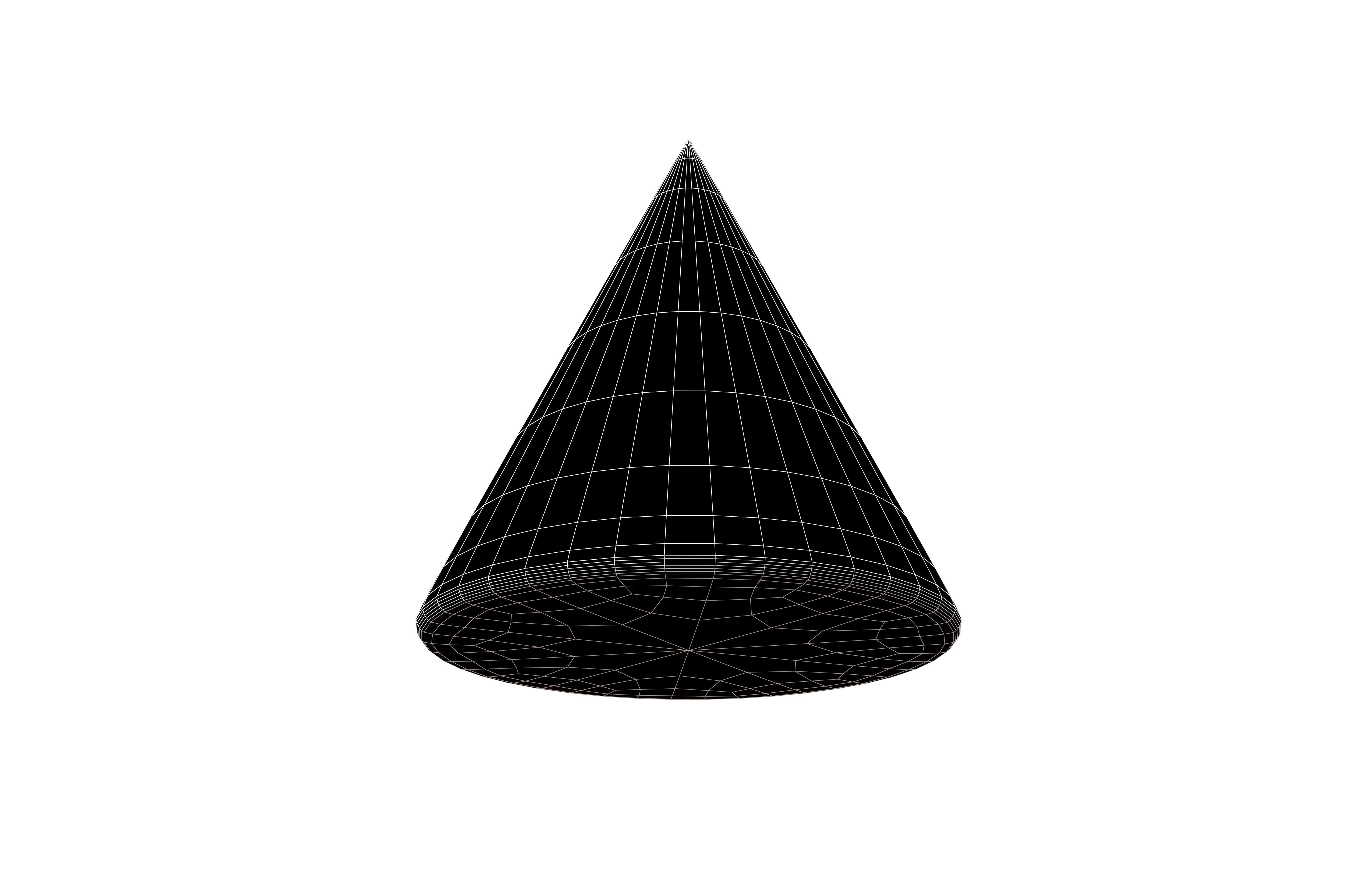 Conical v1 001 Low-poly 3D model_6