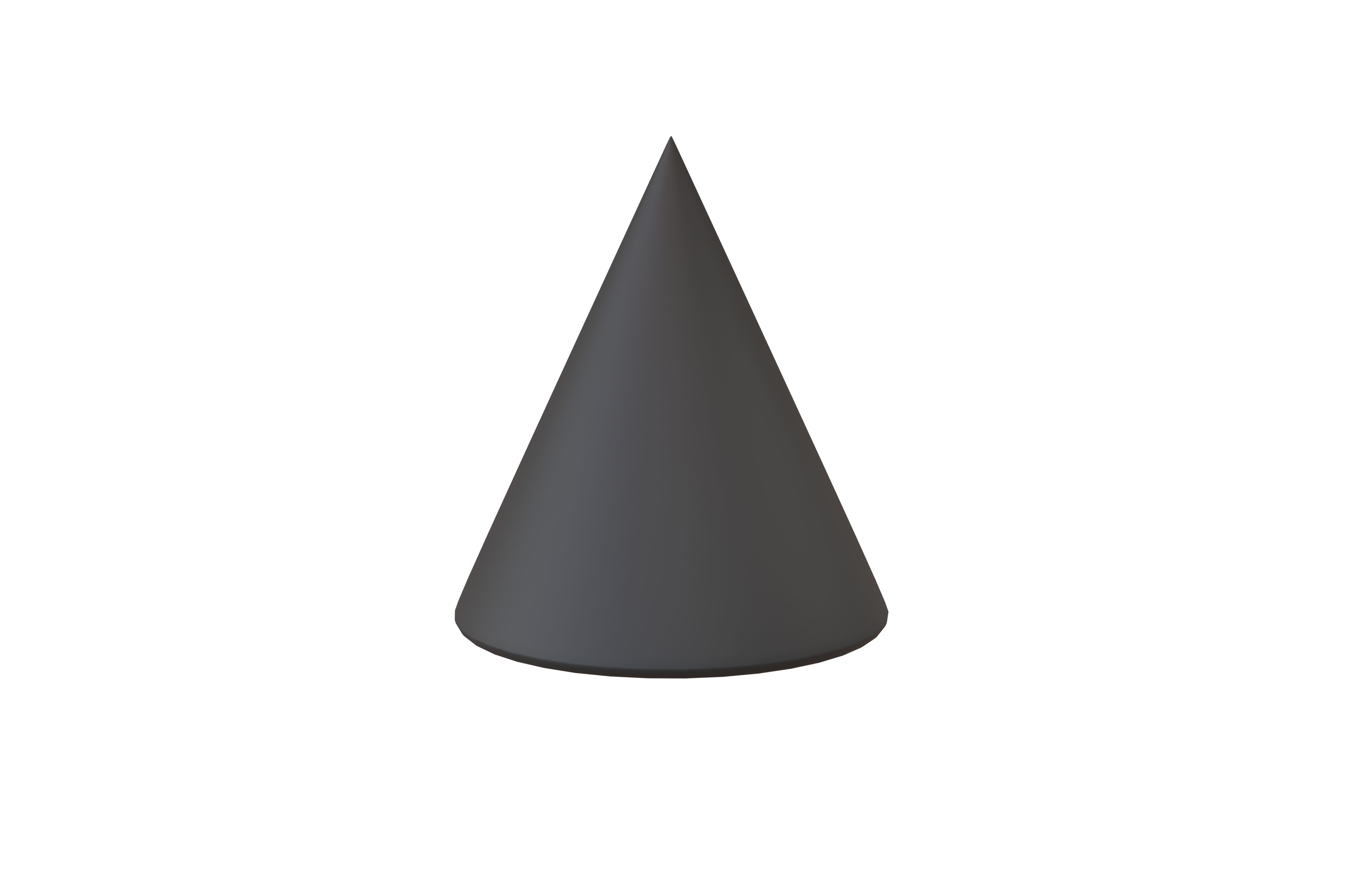 Conical v1 001 Low-poly 3D model_1