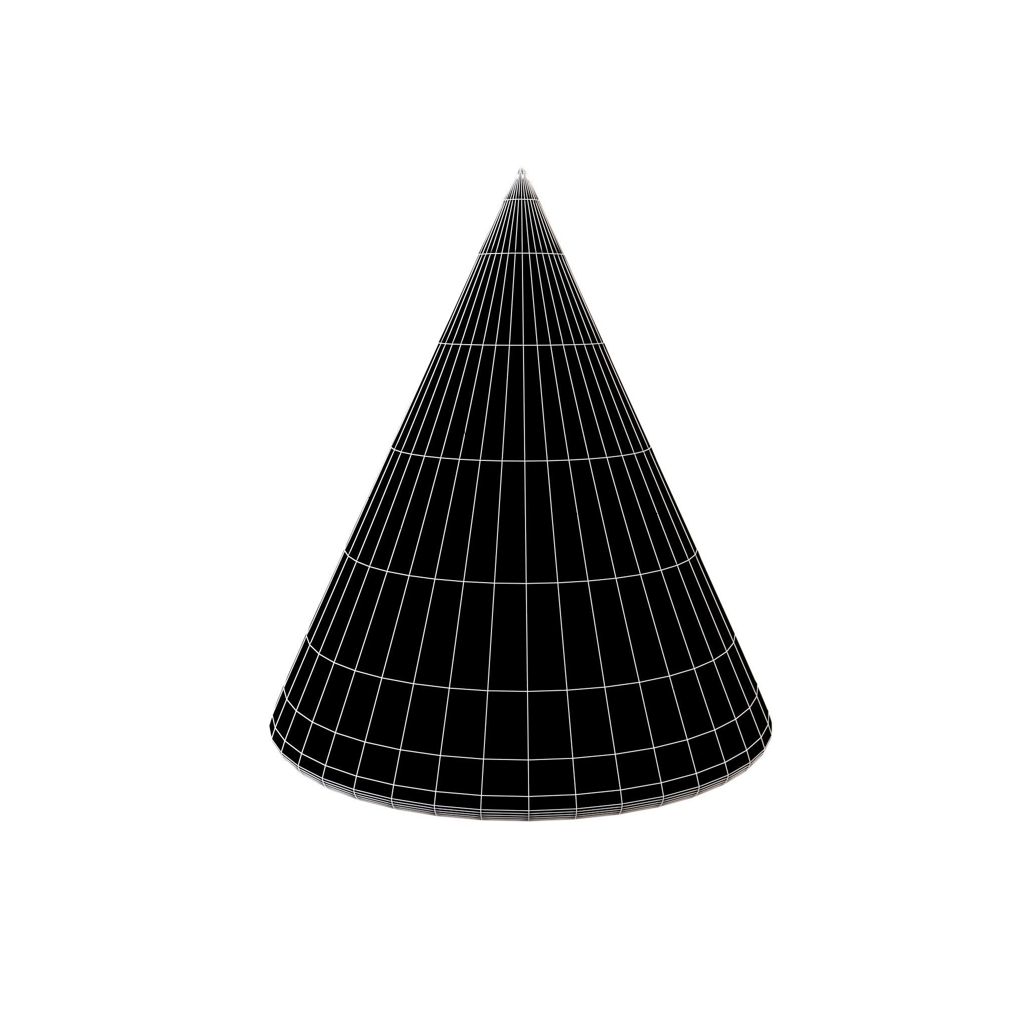 Conical v1 001 Low-poly 3D model_7