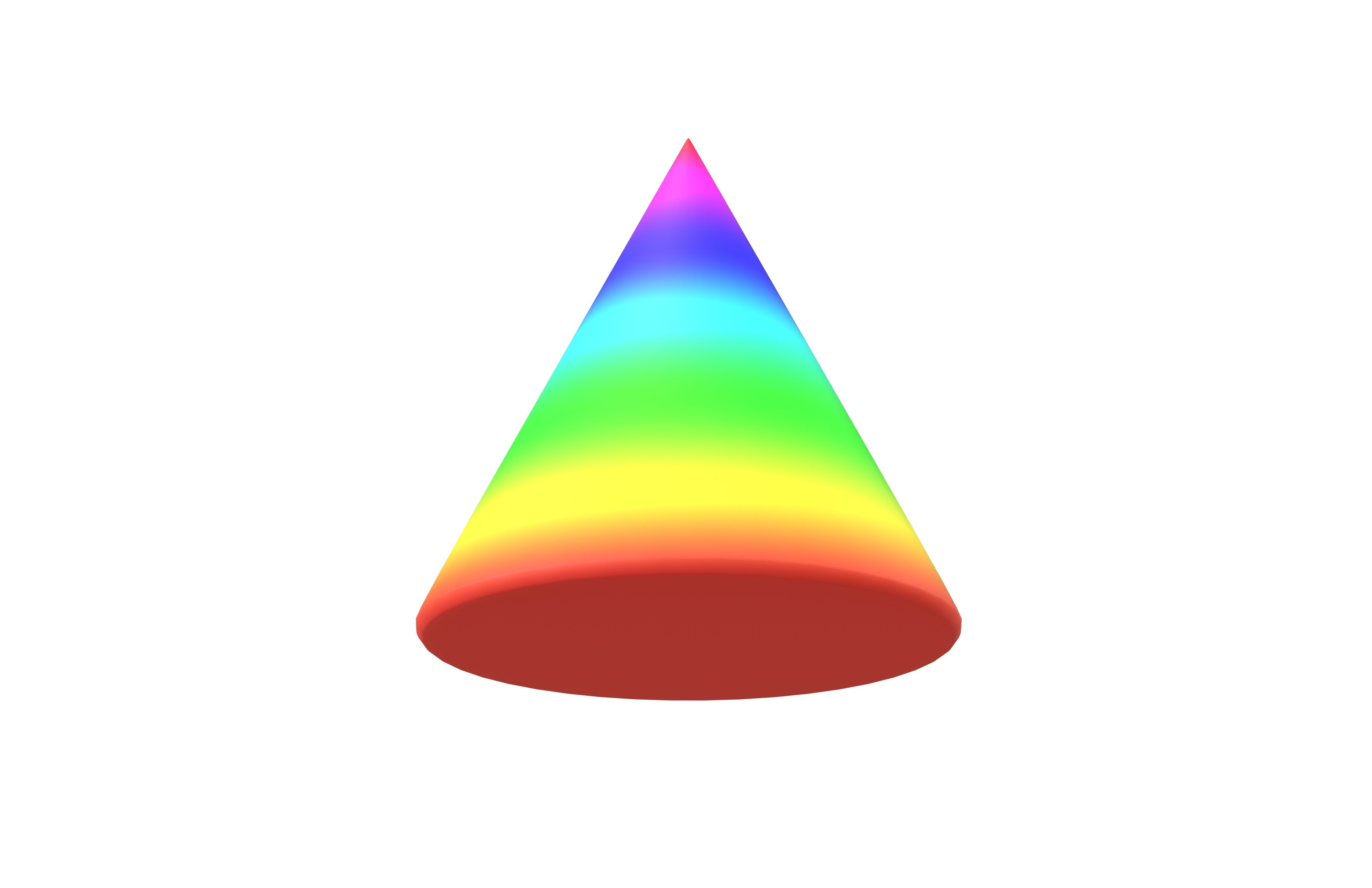 Conical v1 003 Low-poly 3D model_3