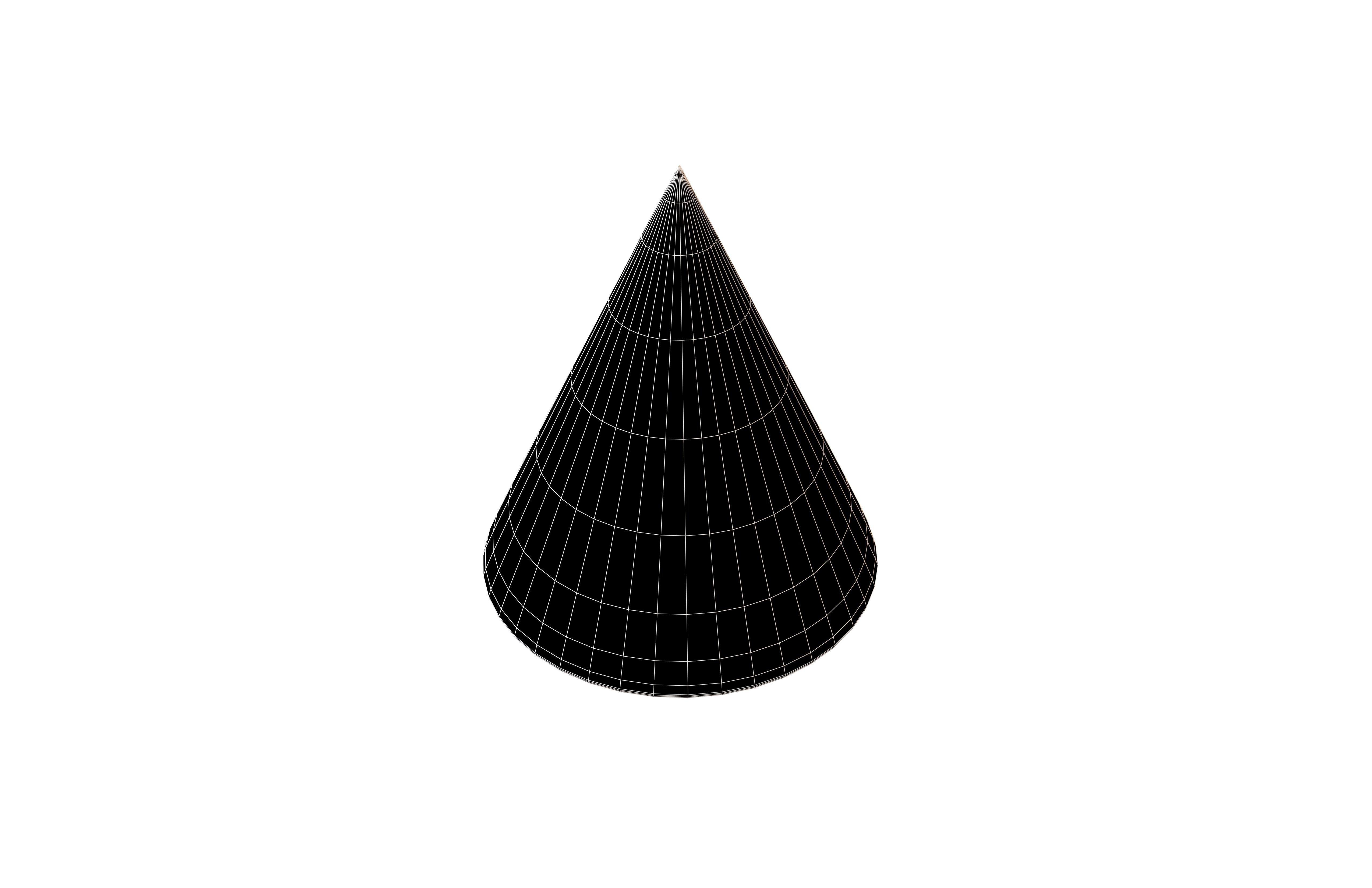 Conical v1 003 Low-poly 3D model_5