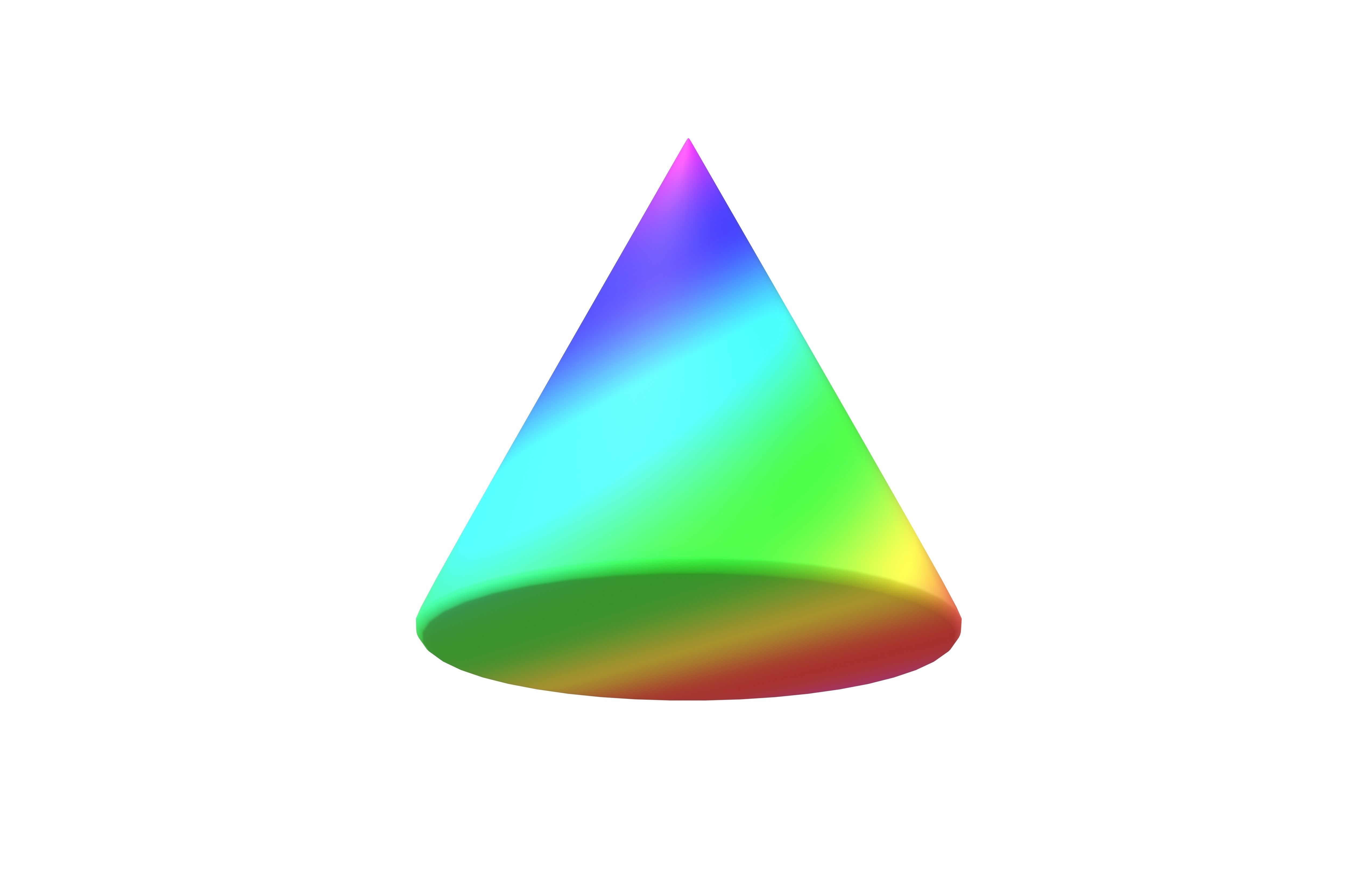 Conical v1 004 Low-poly 3D model_3