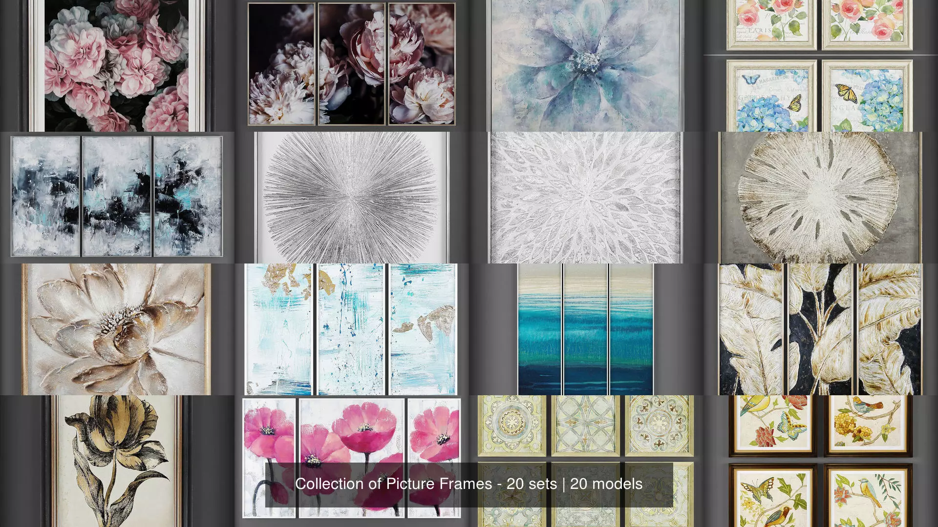 Collection of Picture Frames - 20 sets _0