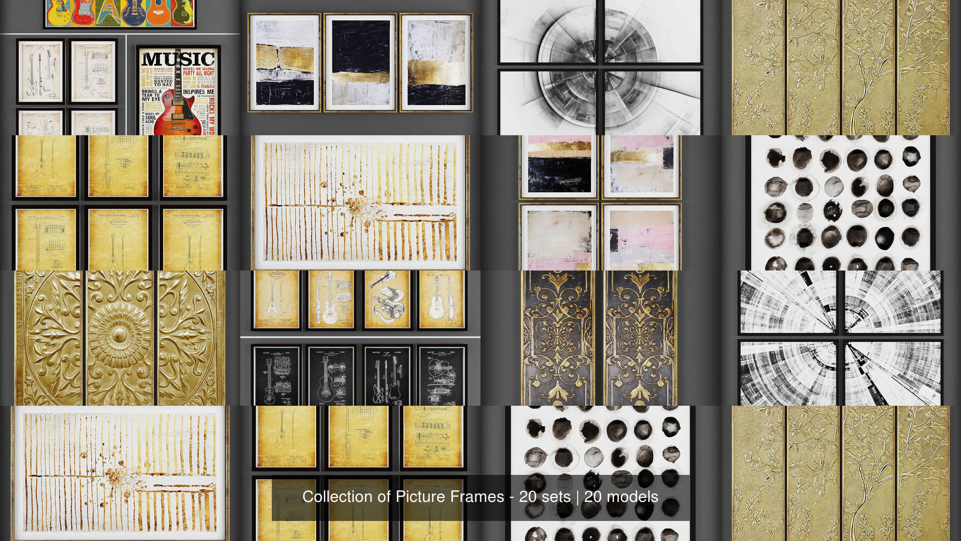 Collection of Picture Frames - 20 sets _2